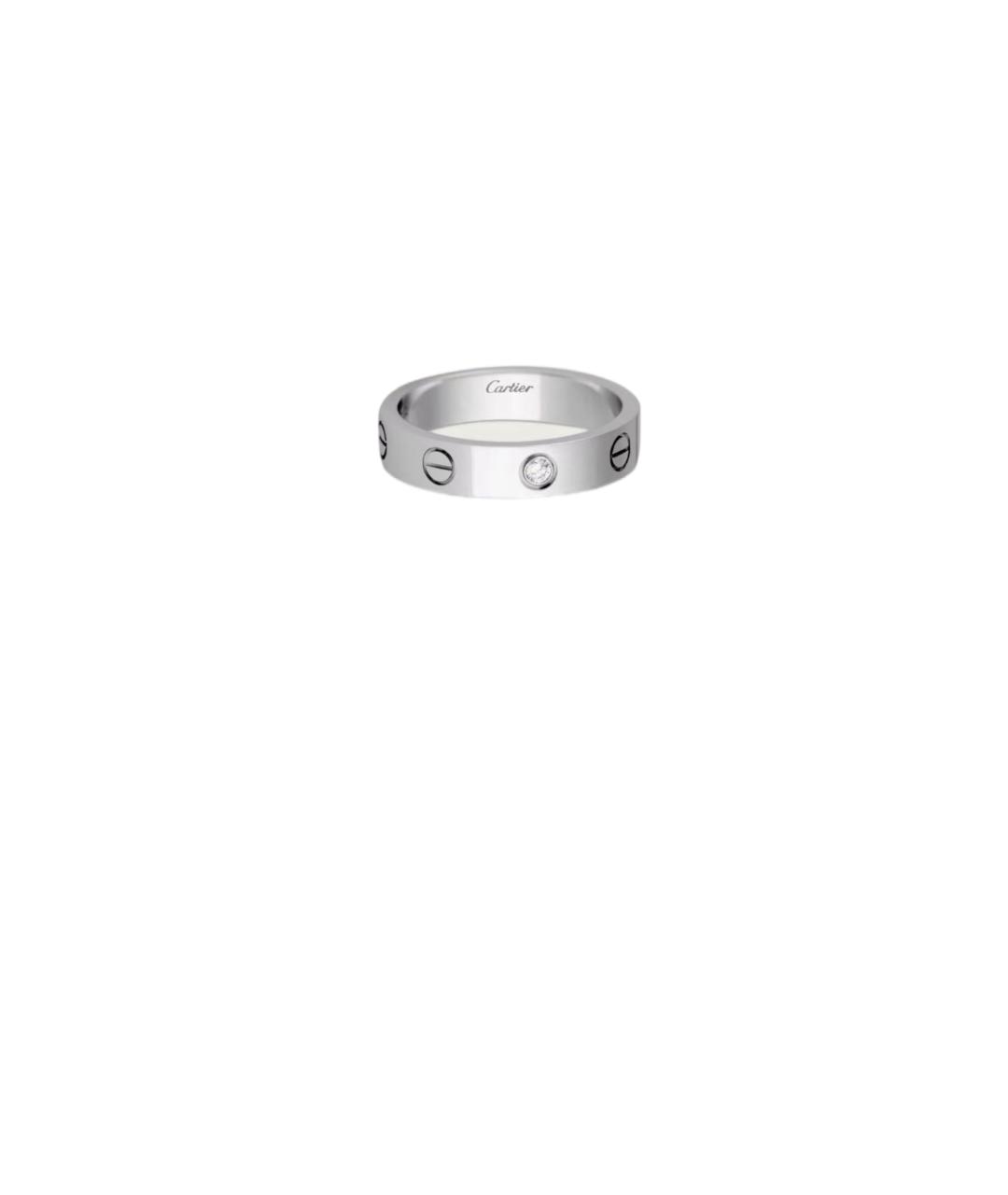 CARTIER Серебряное кольцо из белого золота, фото 4