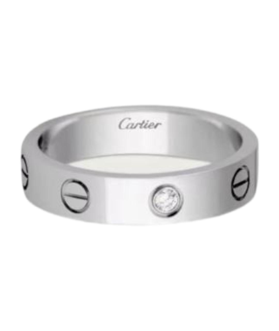 CARTIER Серебряное кольцо из белого золота, фото 1