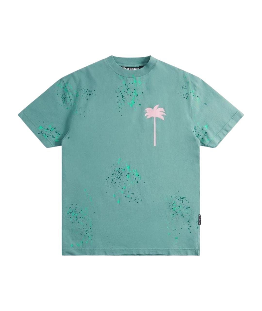 PALM ANGELS Мульти хлопковая футболка, фото 1