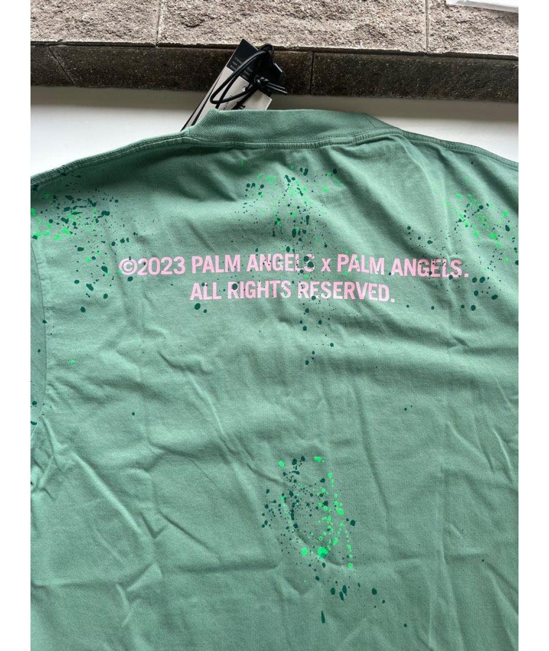 PALM ANGELS Мульти хлопковая футболка, фото 4