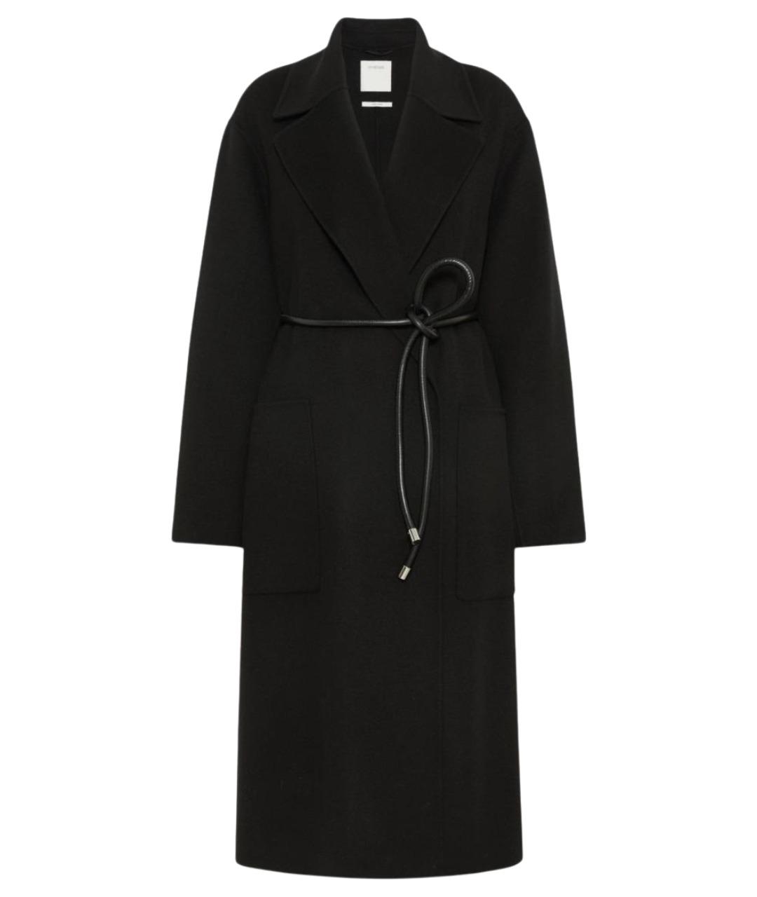 SPORTMAX Черное шерстяное пальто, фото 1