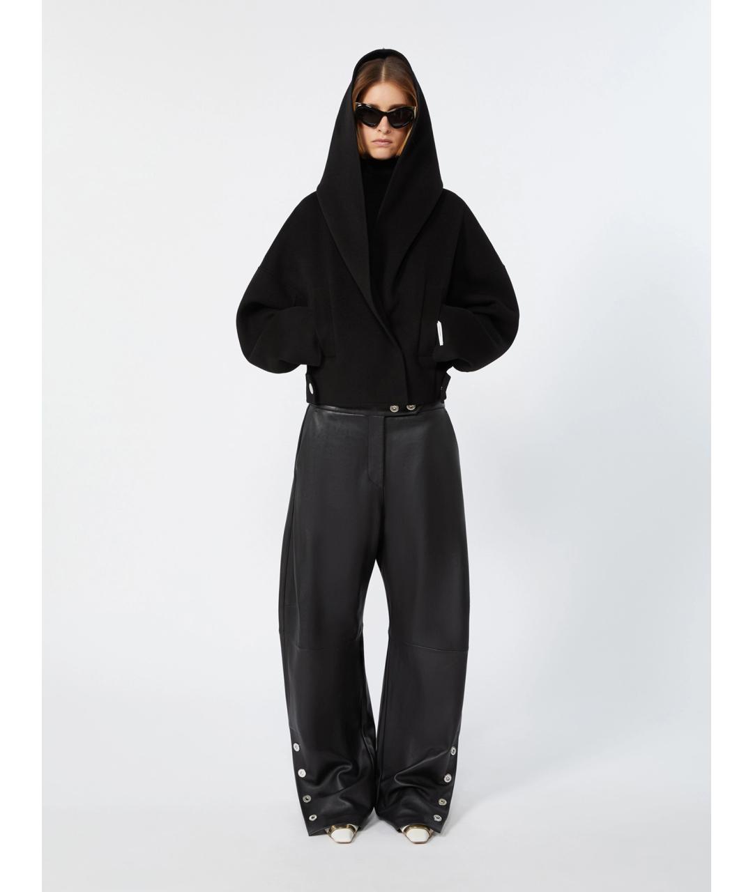 SPORTMAX Черная шерстяная куртка, фото 2