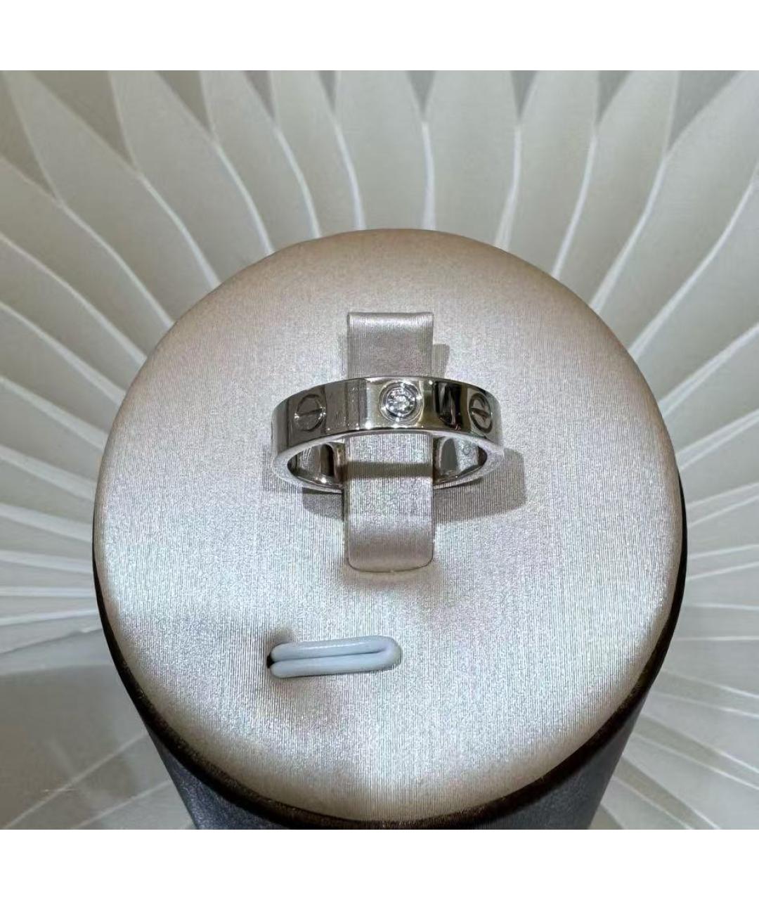 CARTIER Серебряное кольцо из белого золота, фото 5