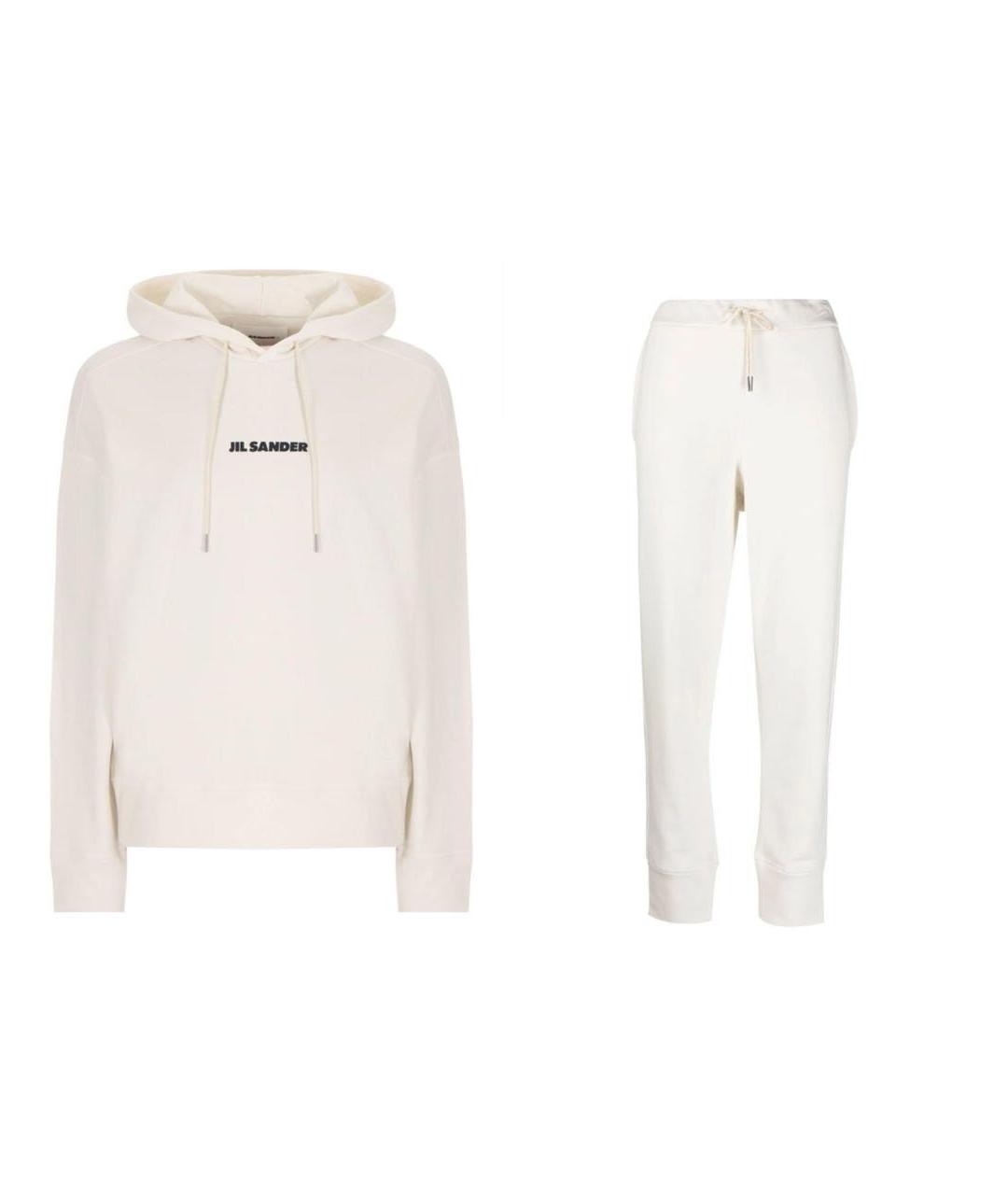 JIL SANDER Белый хлопковый спортивные костюмы, фото 1