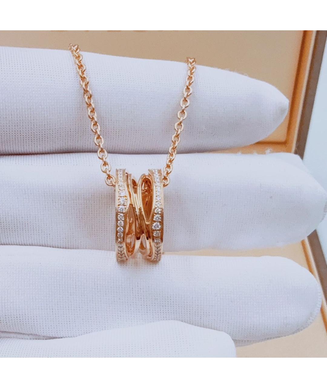 BVLGARI Розовое колье из розового золота, фото 7