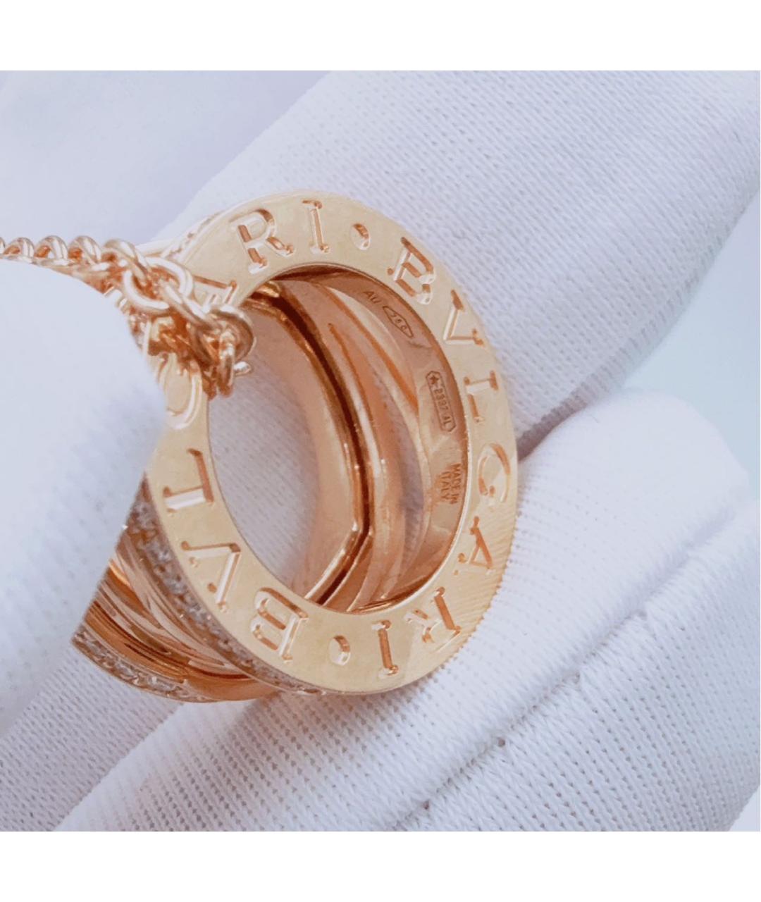 BVLGARI Розовое колье из розового золота, фото 5