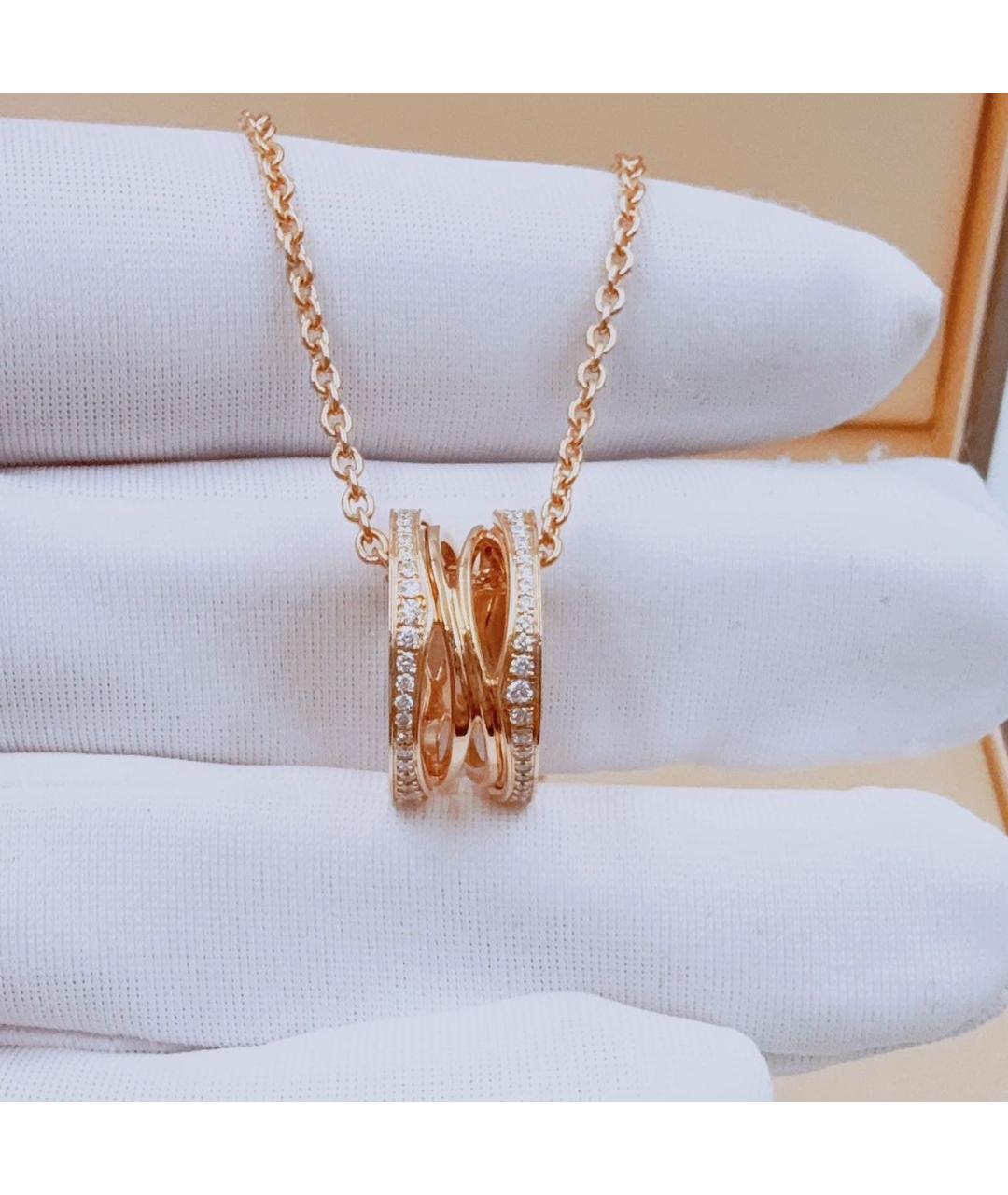 BVLGARI Розовое колье из розового золота, фото 3