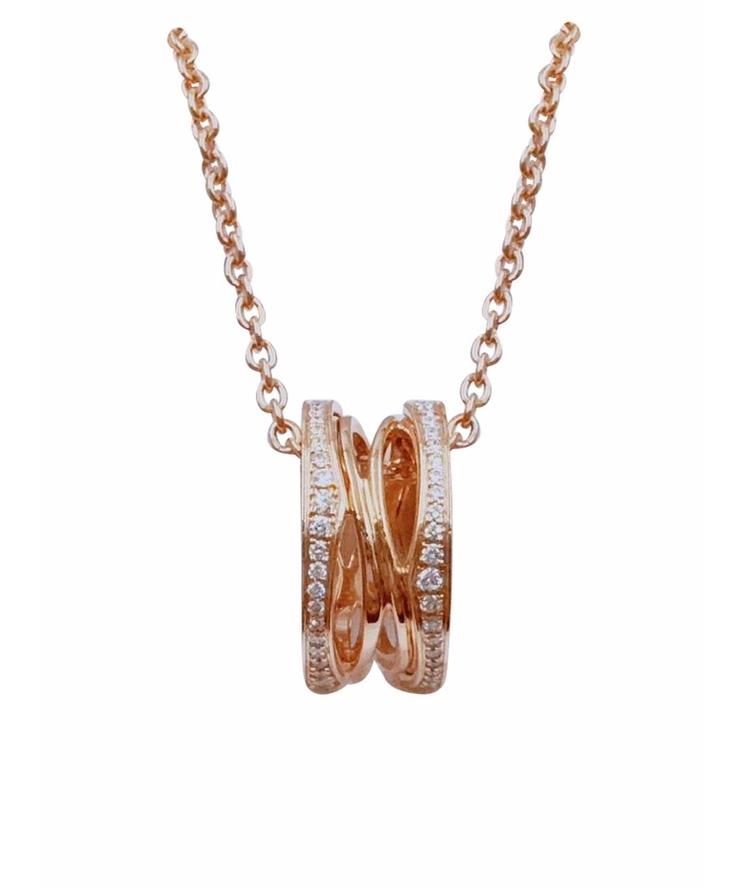 BVLGARI Розовое колье из розового золота, фото 1