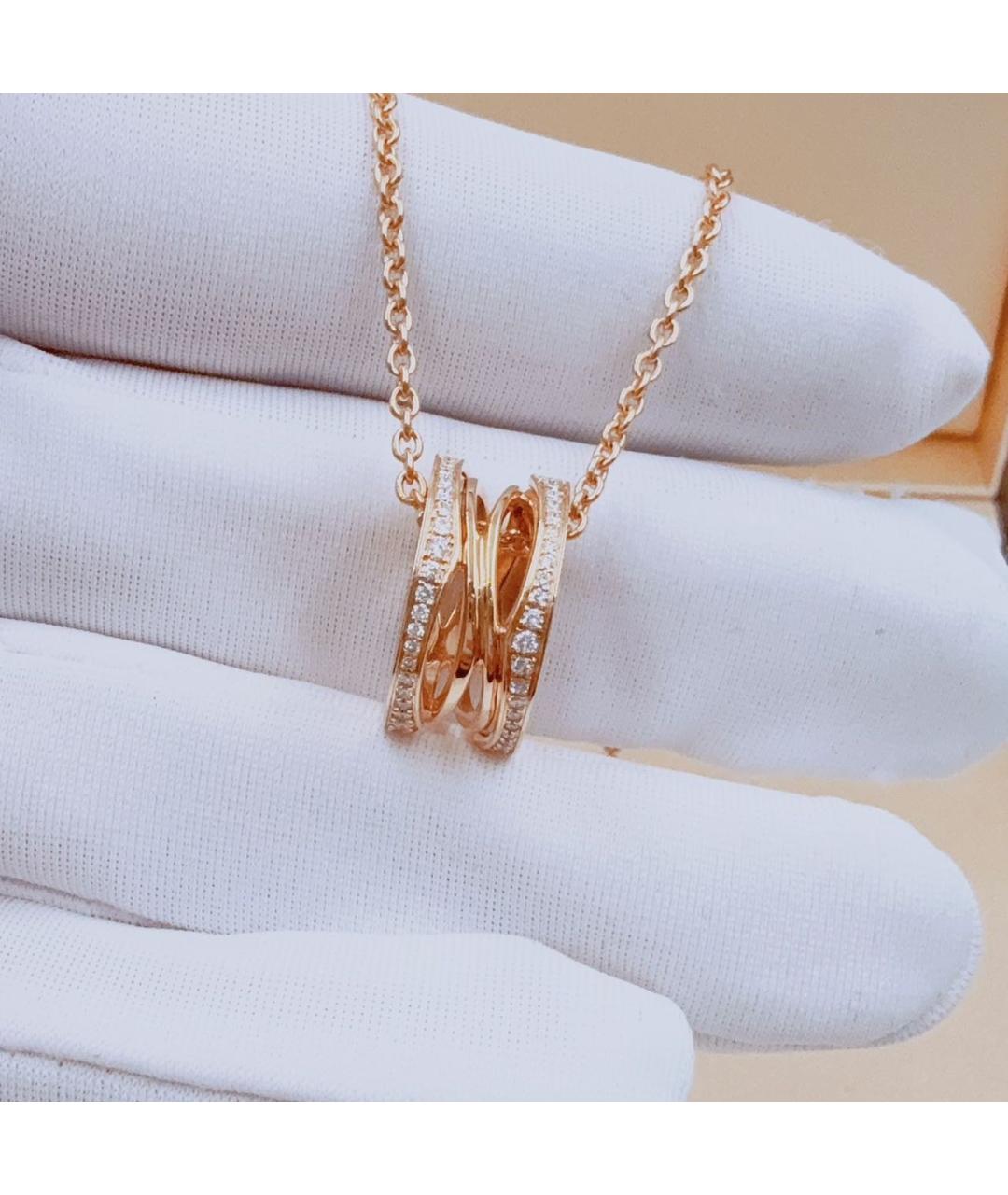 BVLGARI Розовое колье из розового золота, фото 4