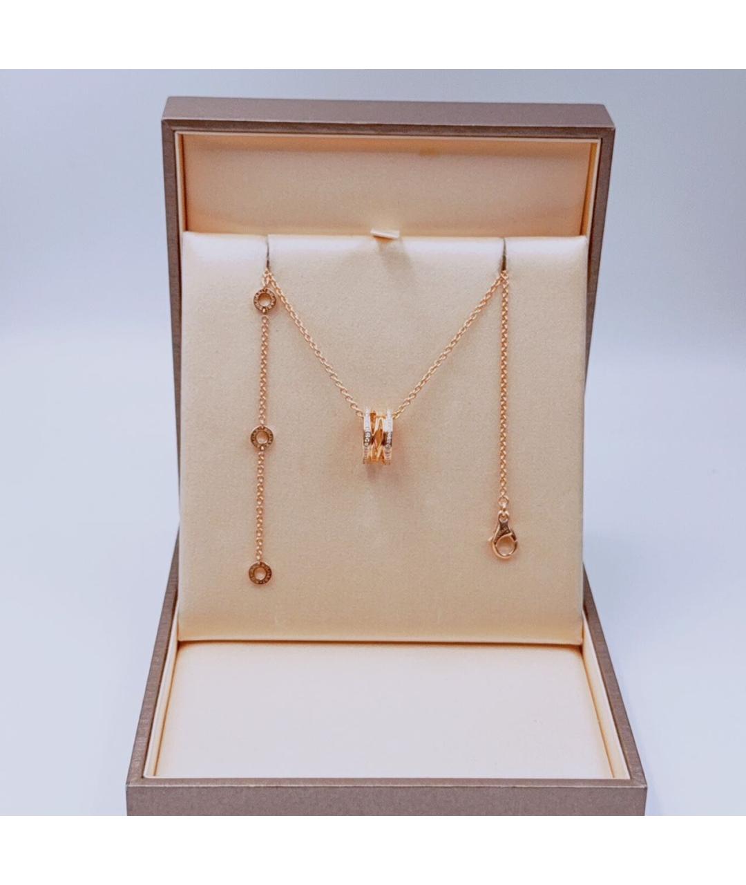 BVLGARI Розовое колье из розового золота, фото 2