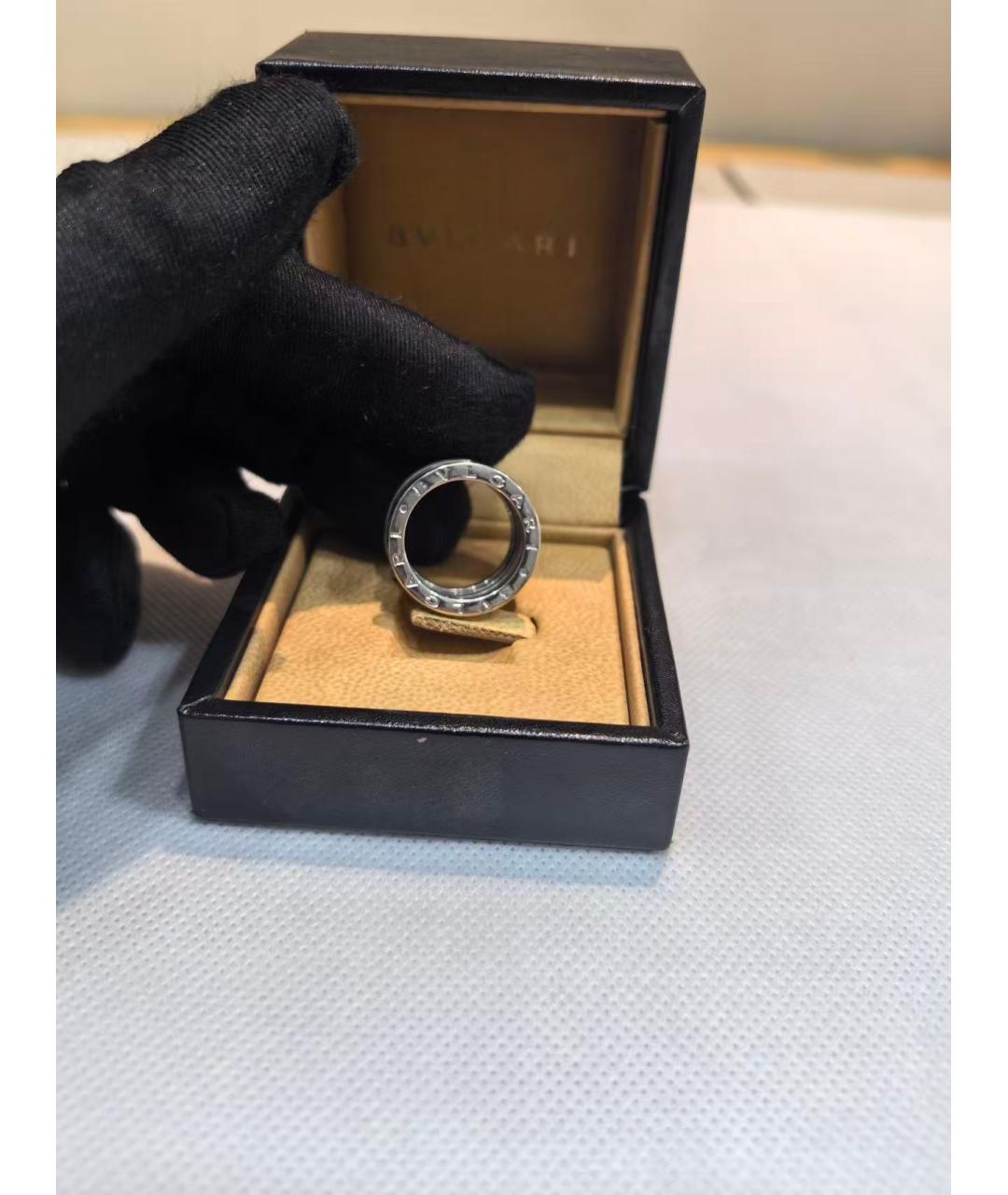 BVLGARI Серебряное кольцо из белого золота, фото 4