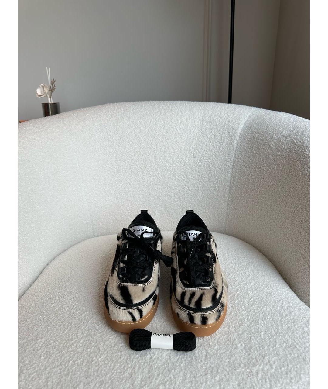 CHANEL Черные кеды, фото 2