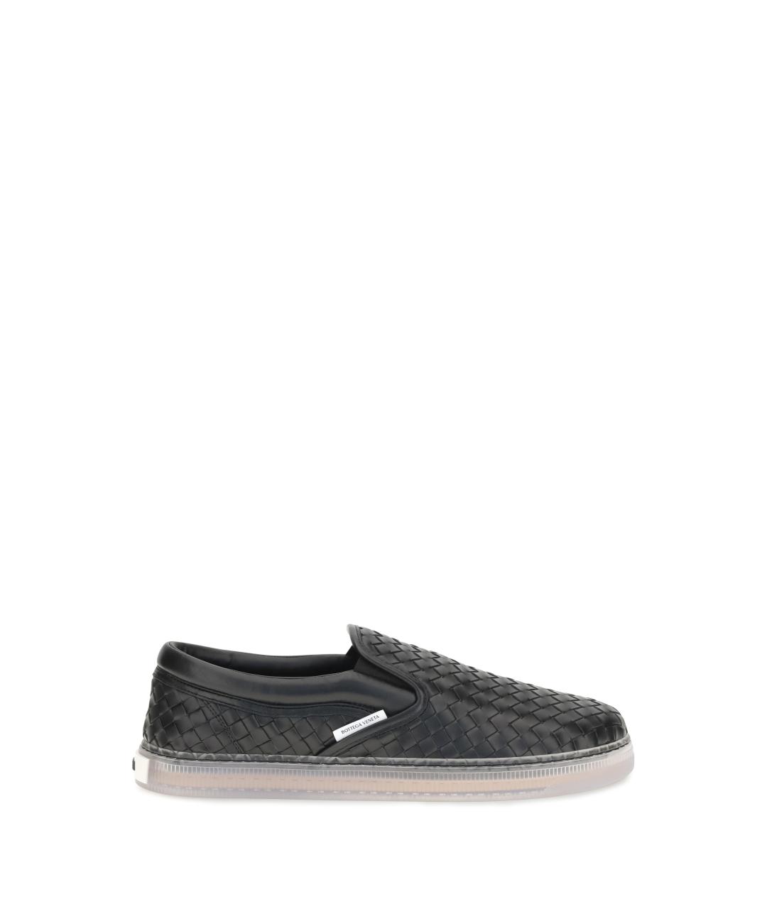 BOTTEGA VENETA Черные кожаные слипоны, фото 1