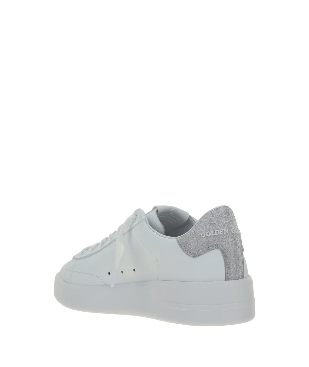 GOLDEN GOOSE Белые кожаные кеды, фото 3