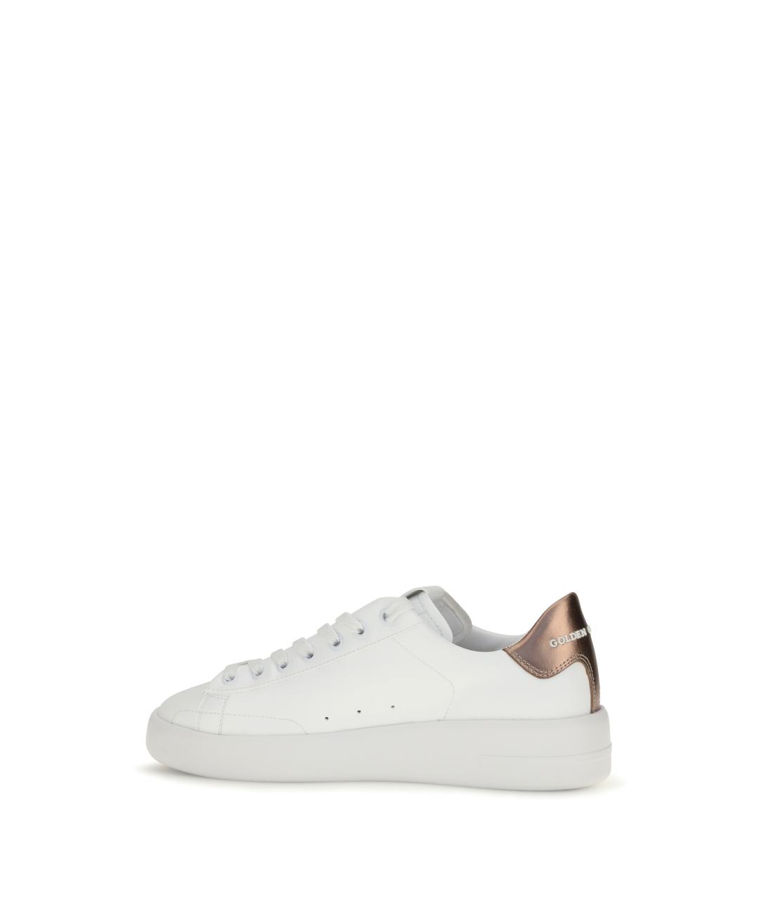 GOLDEN GOOSE Белые кожаные кеды, фото 3