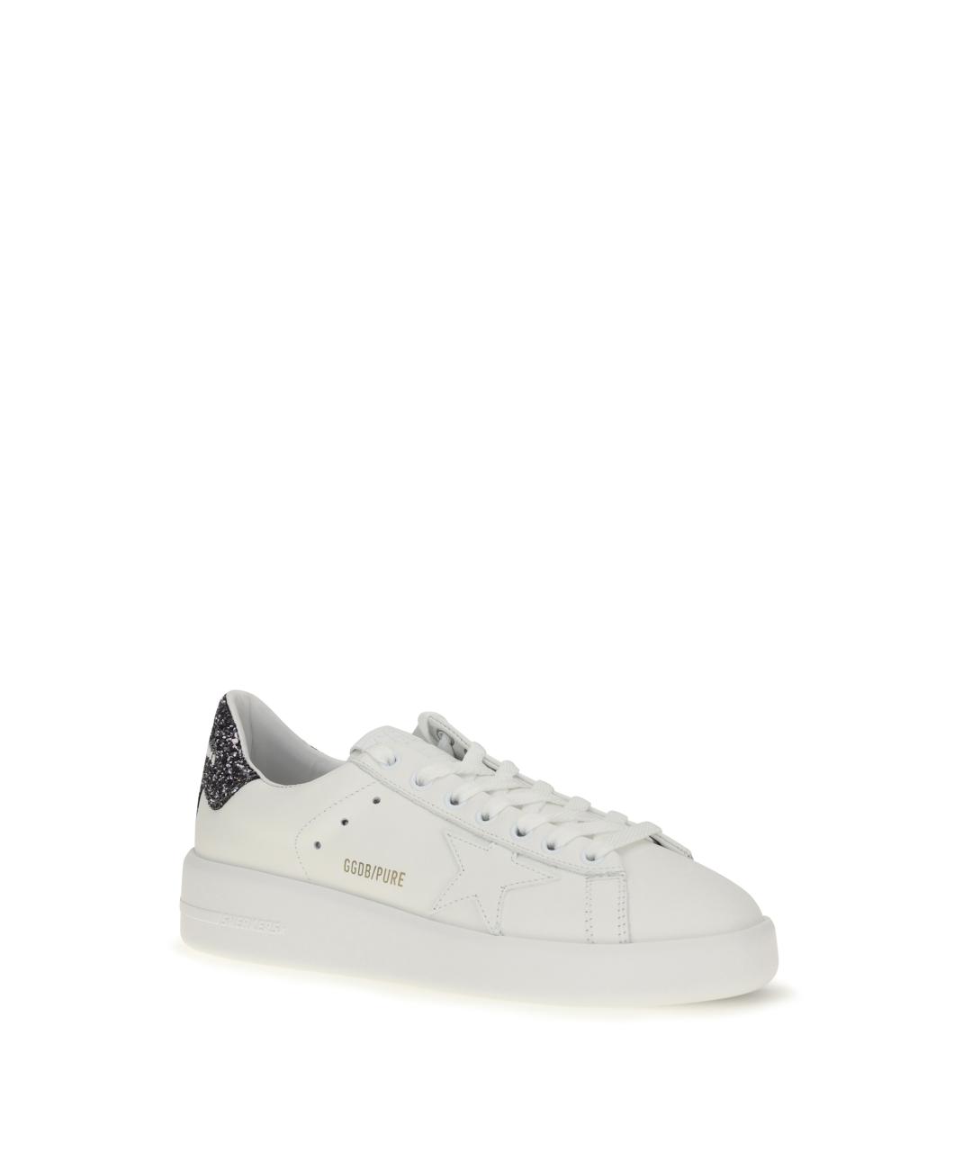 GOLDEN GOOSE Белые кожаные кеды, фото 2