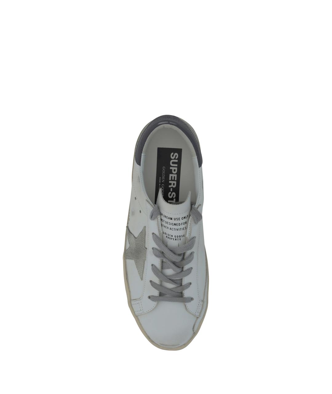 GOLDEN GOOSE Белые кожаные кеды, фото 4