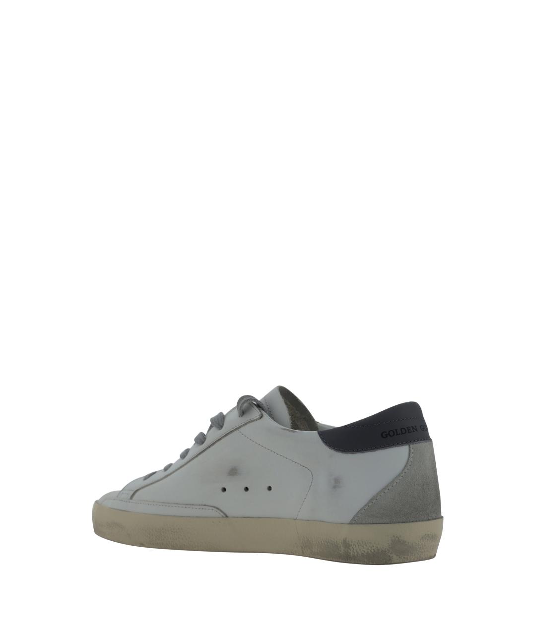 GOLDEN GOOSE Белые кожаные кеды, фото 3