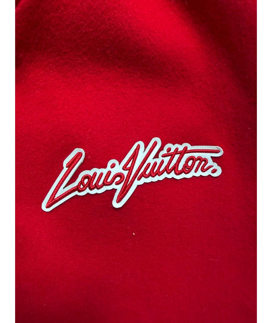 LOUIS VUITTON Красная шерстяная куртка, фото 8