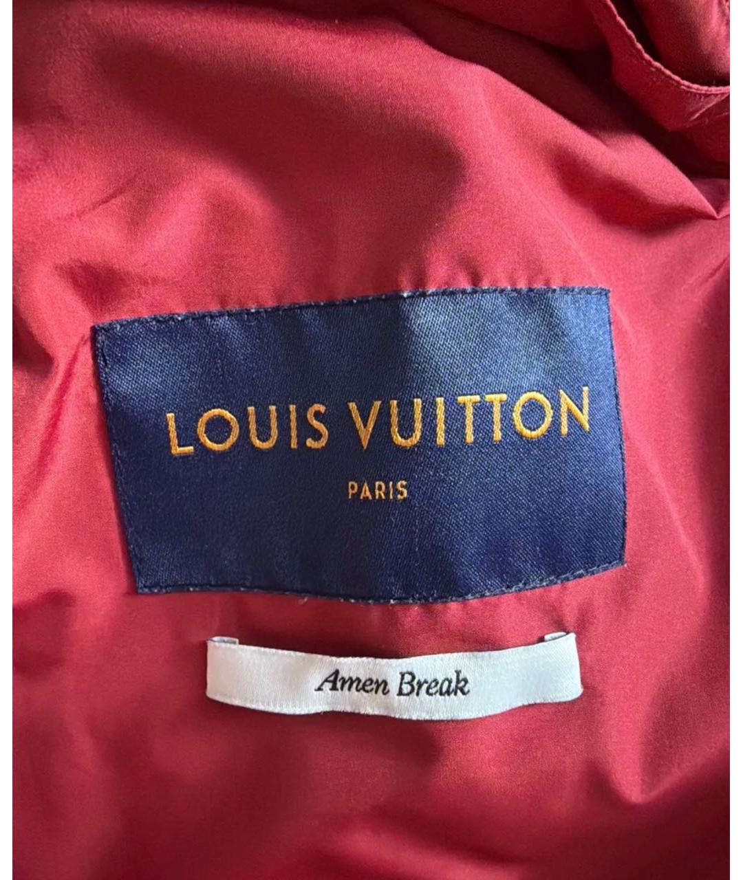 LOUIS VUITTON Красная шерстяная куртка, фото 6