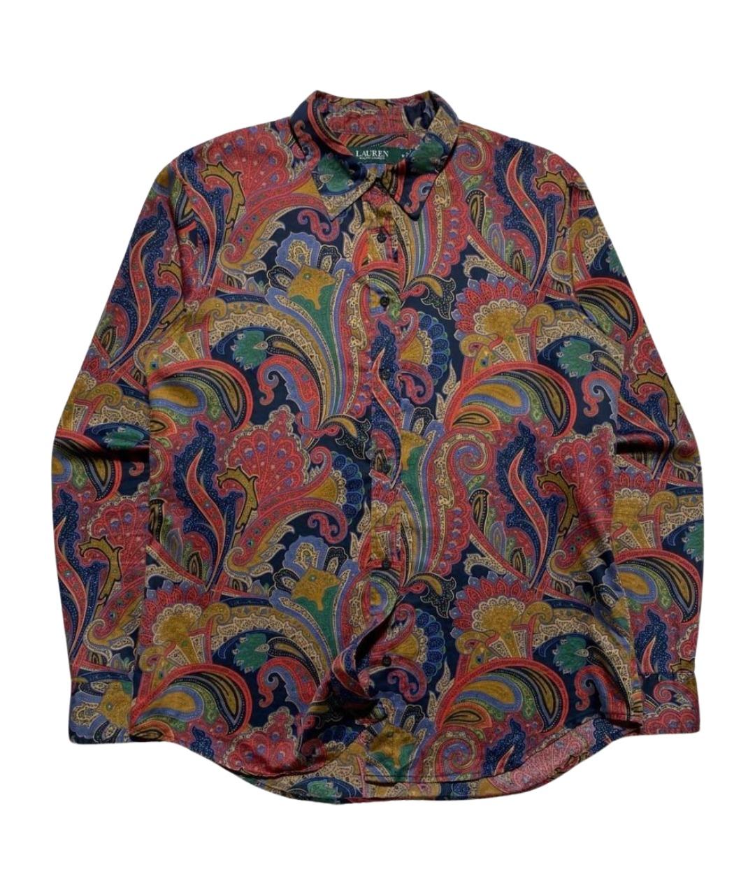 RALPH LAUREN Мульти хлопковая рубашка, фото 1