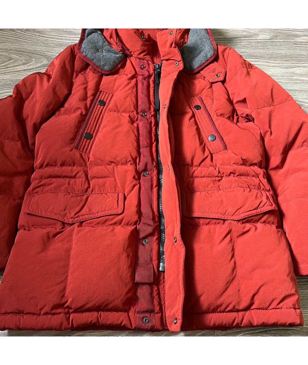CP COMPANY Красный пуховик, фото 5