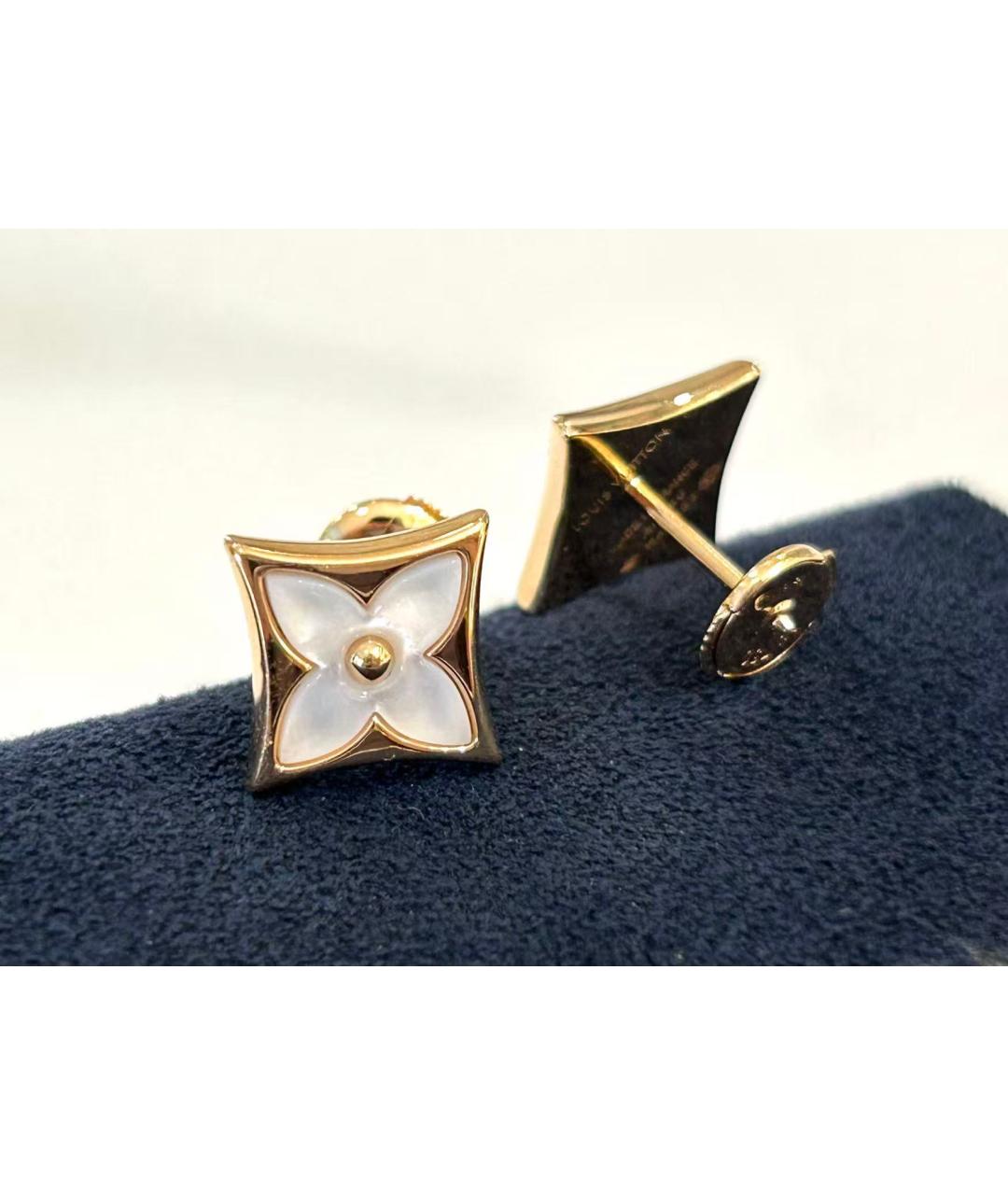 LOUIS VUITTON Золотые серьги из розового золота, фото 4