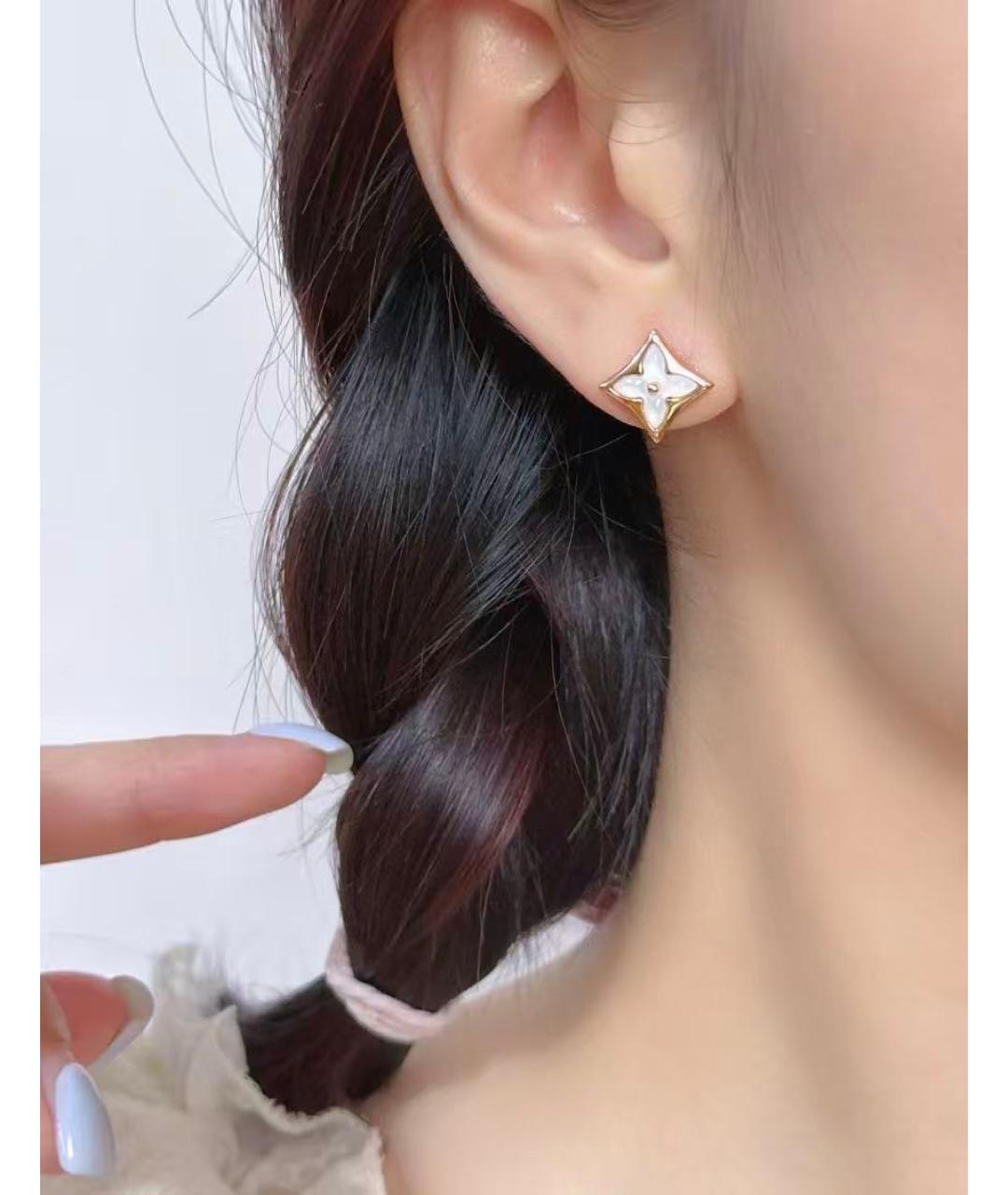 LOUIS VUITTON Золотые серьги из розового золота, фото 5