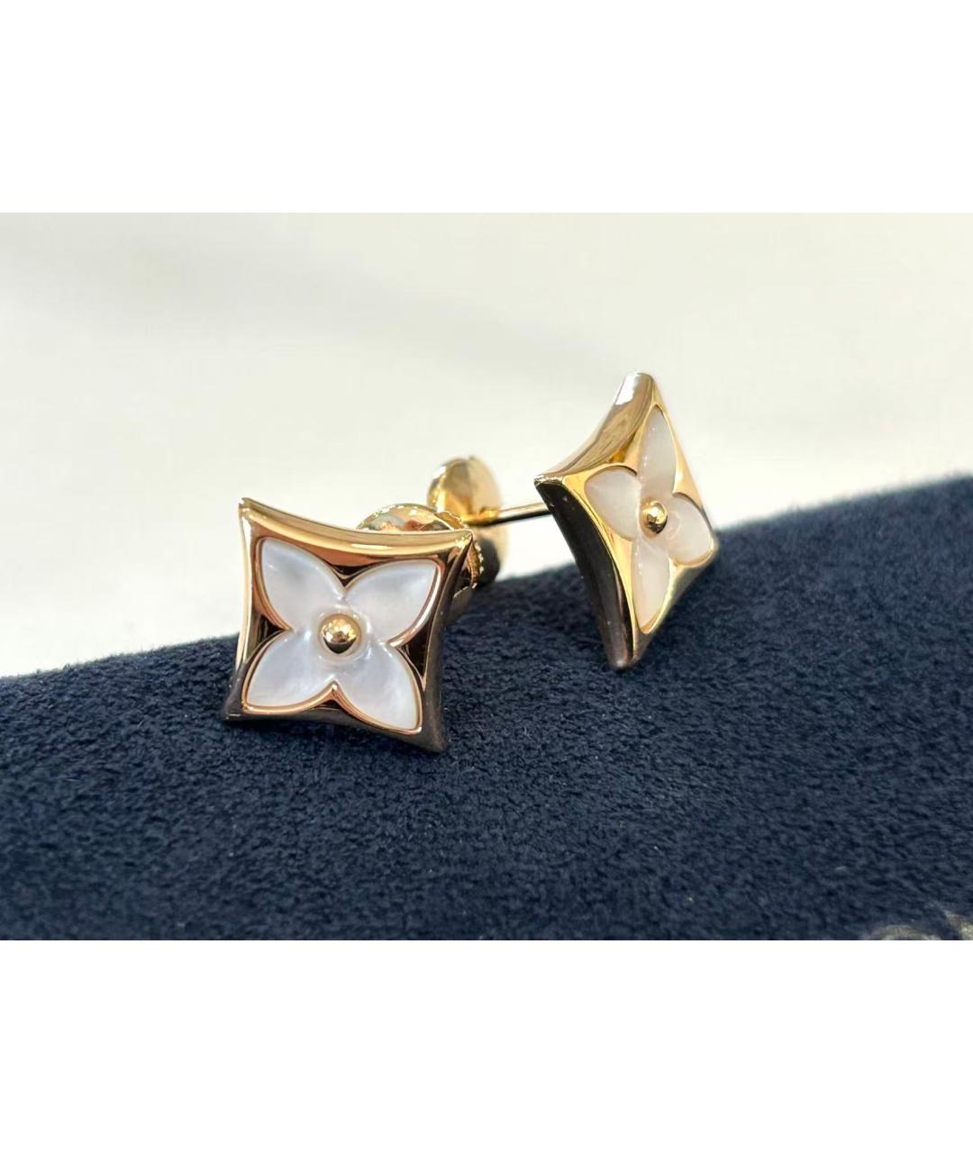 LOUIS VUITTON Золотые серьги из розового золота, фото 3