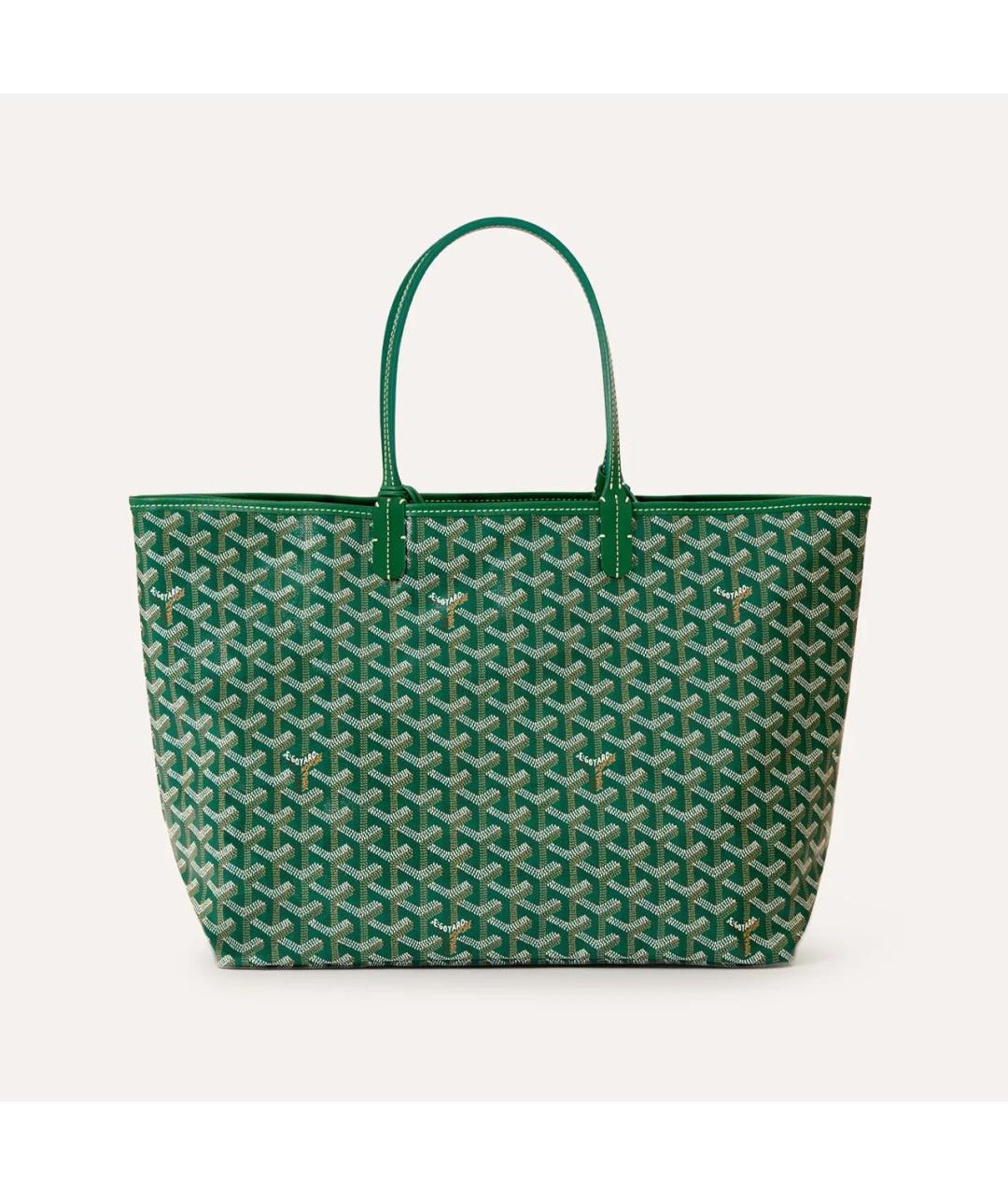 GOYARD Зеленая сумка тоут, фото 4