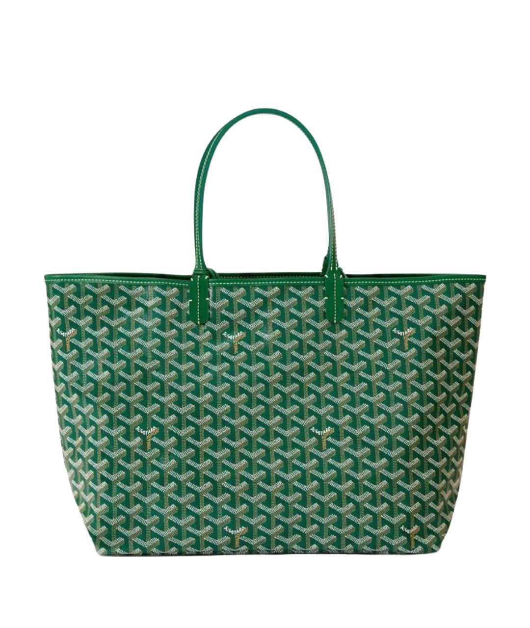 GOYARD Зеленая сумка тоут, фото 1