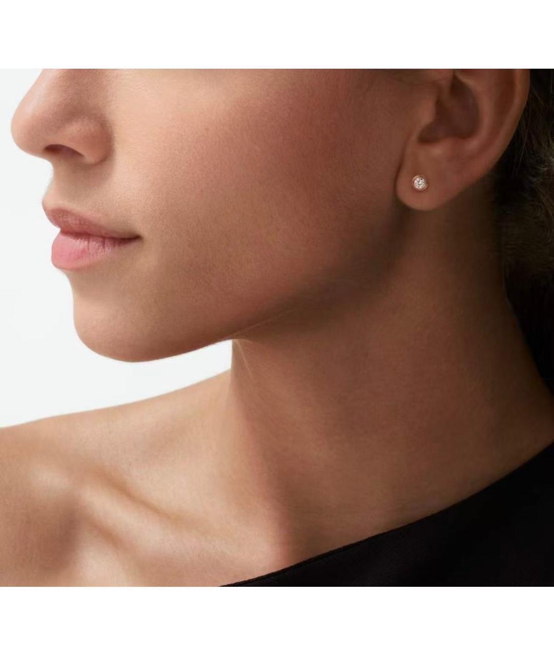 CARTIER Золотые серьги из розового золота, фото 4