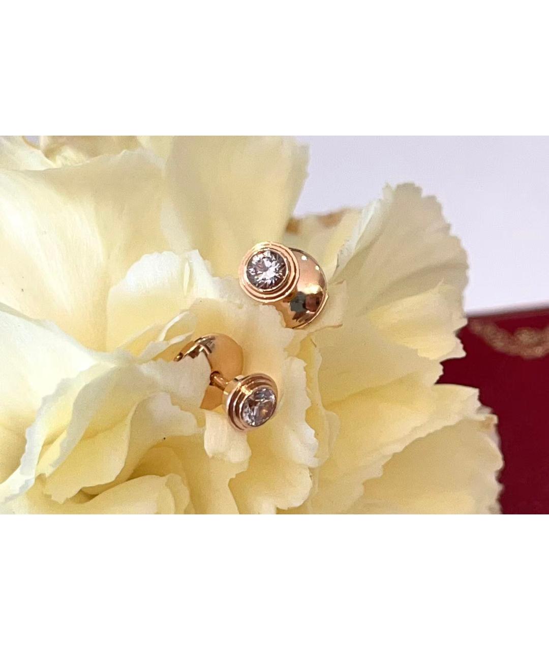 CARTIER Золотые серьги из розового золота, фото 3