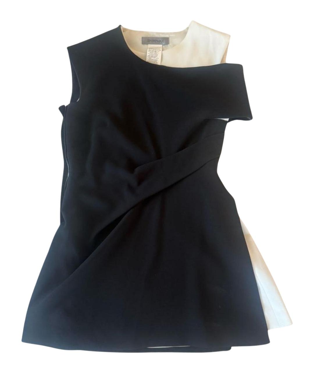 SPORTMAX Черная вискозная блузы, фото 1