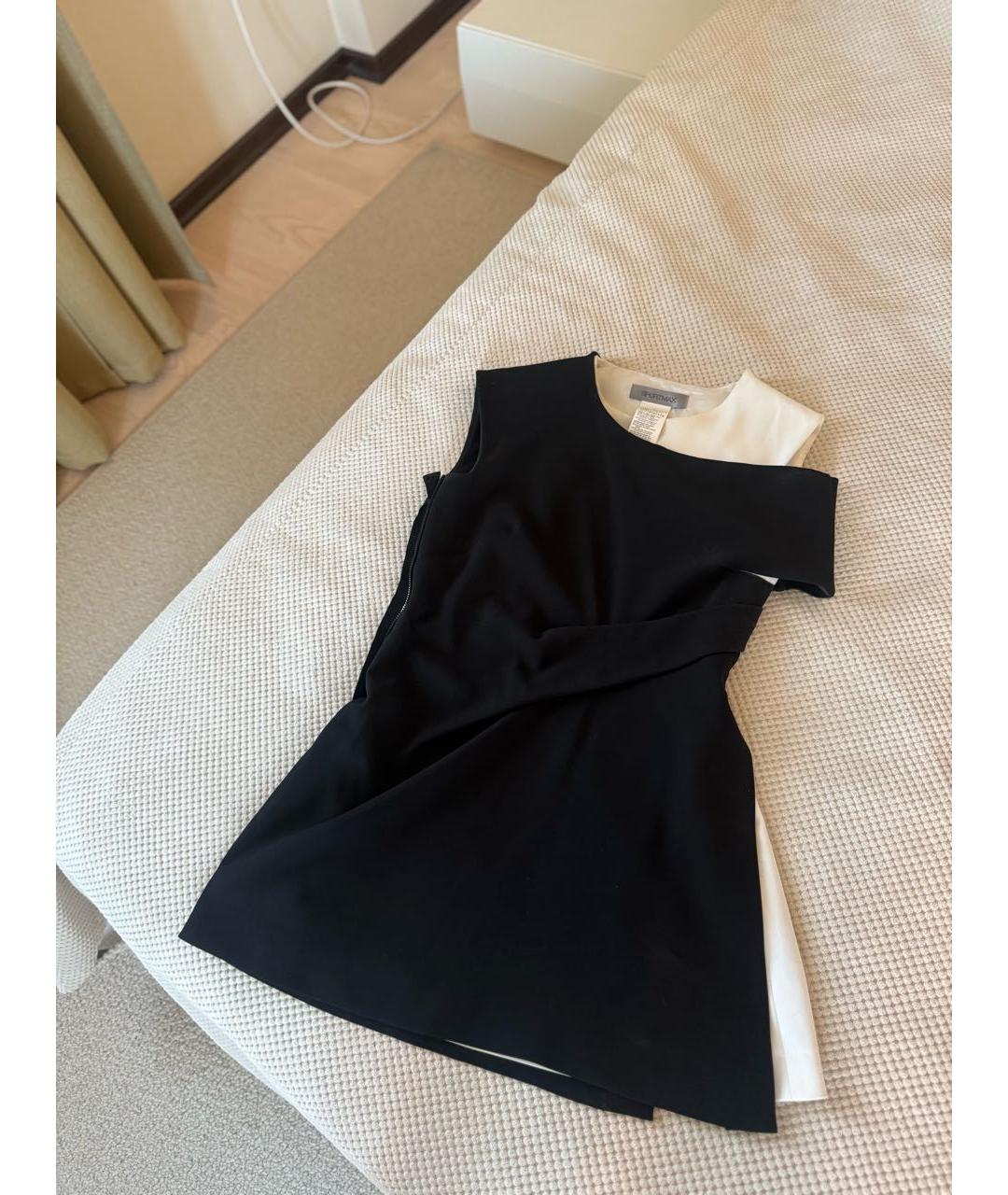 SPORTMAX Черная вискозная блузы, фото 3