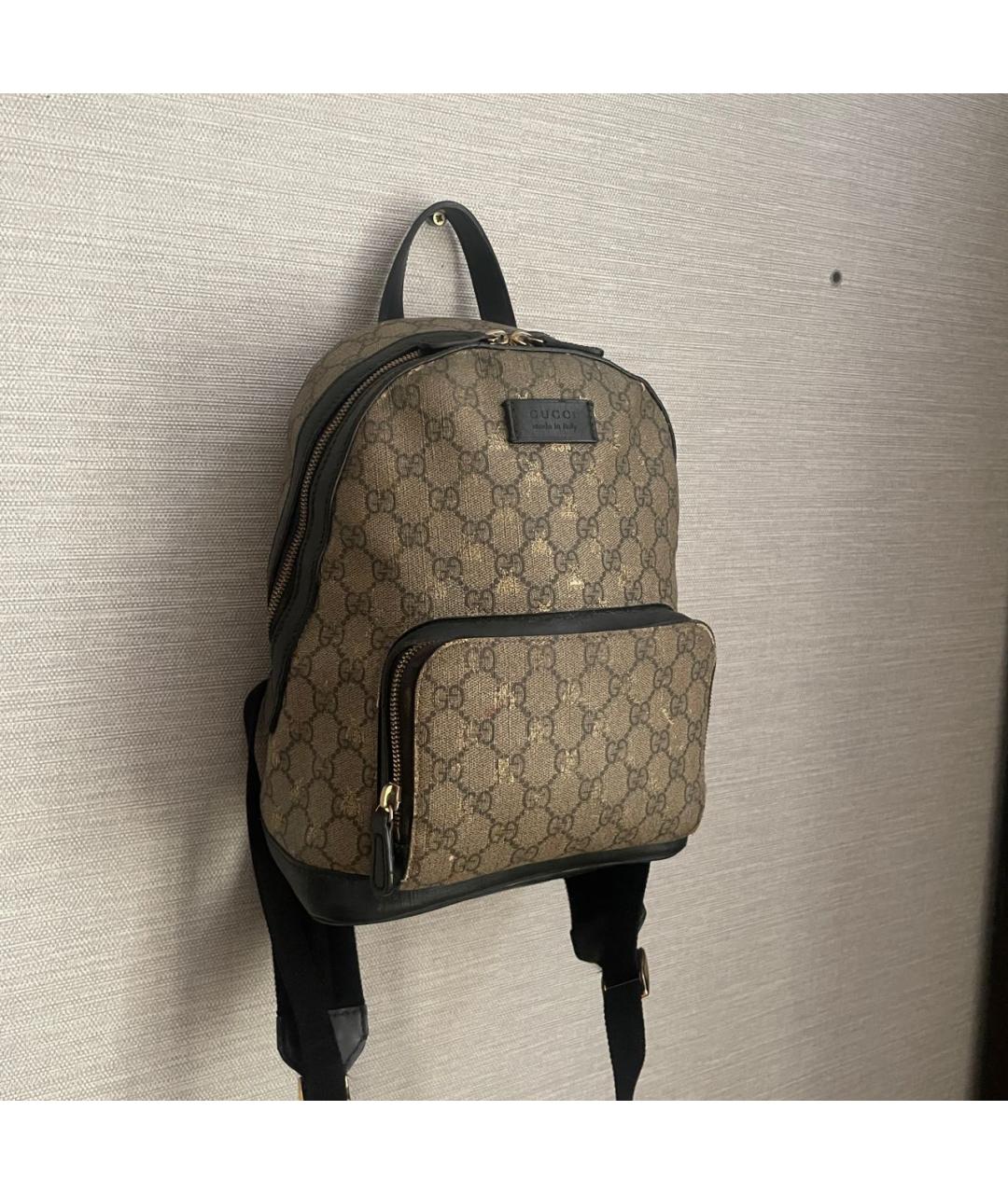 GUCCI Бежевый рюкзак, фото 5