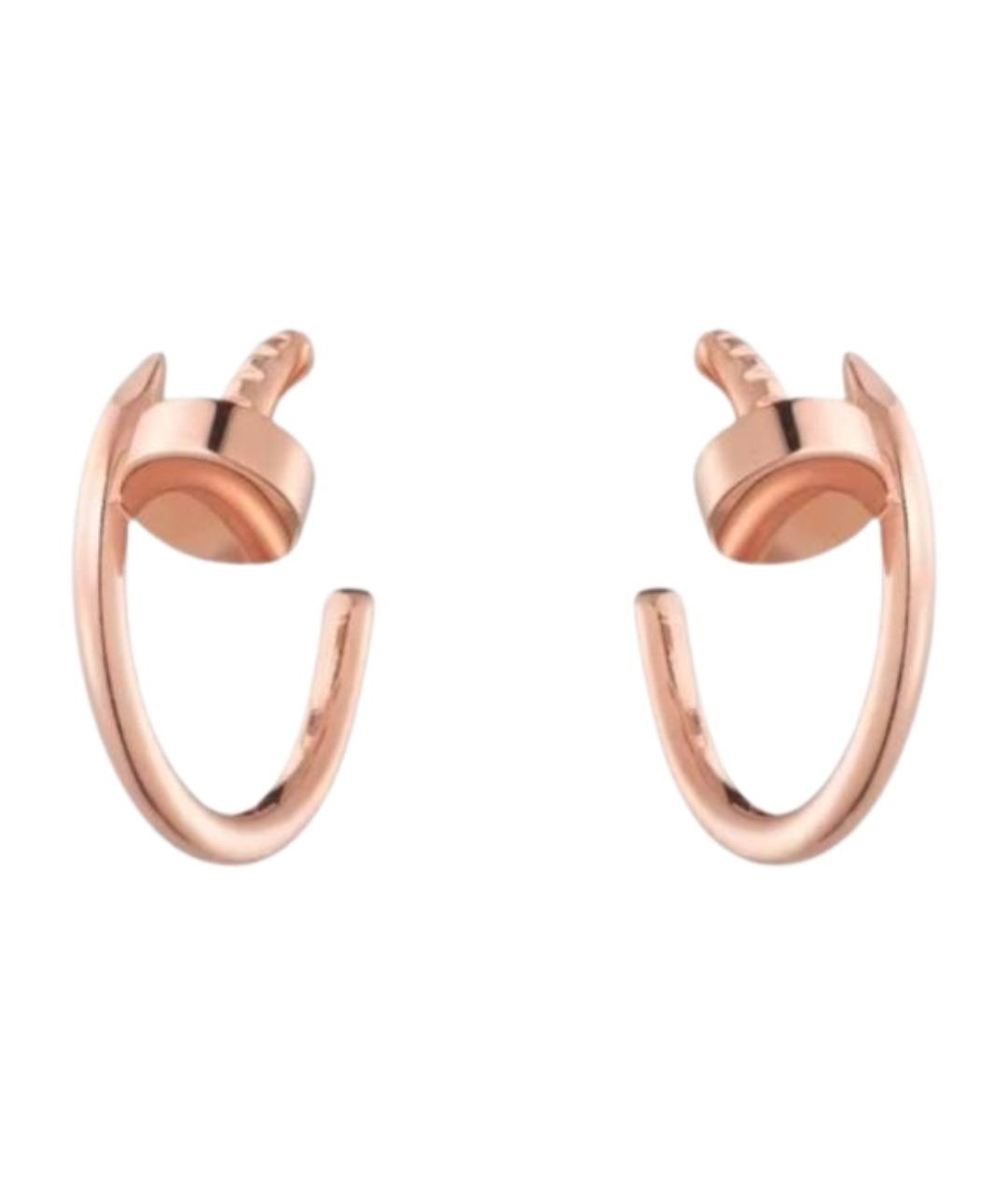 CARTIER Золотые серьги из розового золота, фото 1