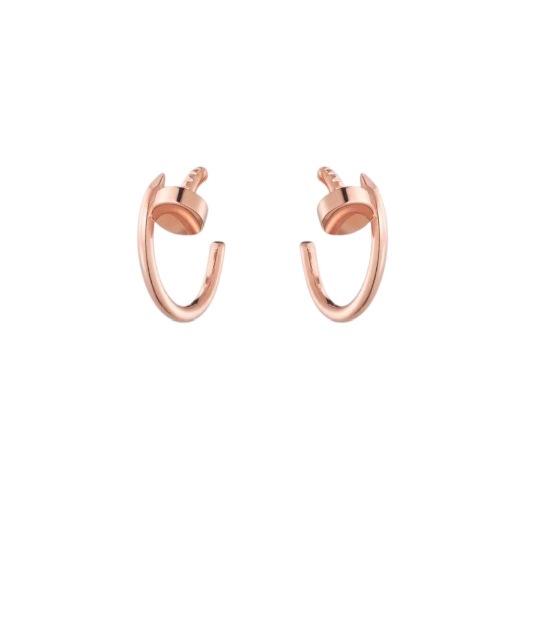 CARTIER Золотые серьги из розового золота, фото 6