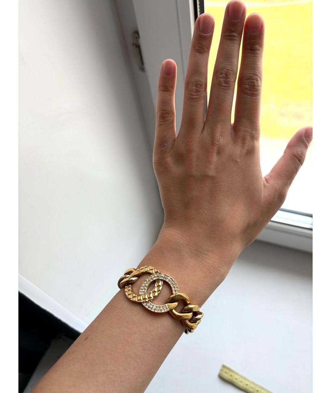 CHANEL Золотой браслет, фото 6