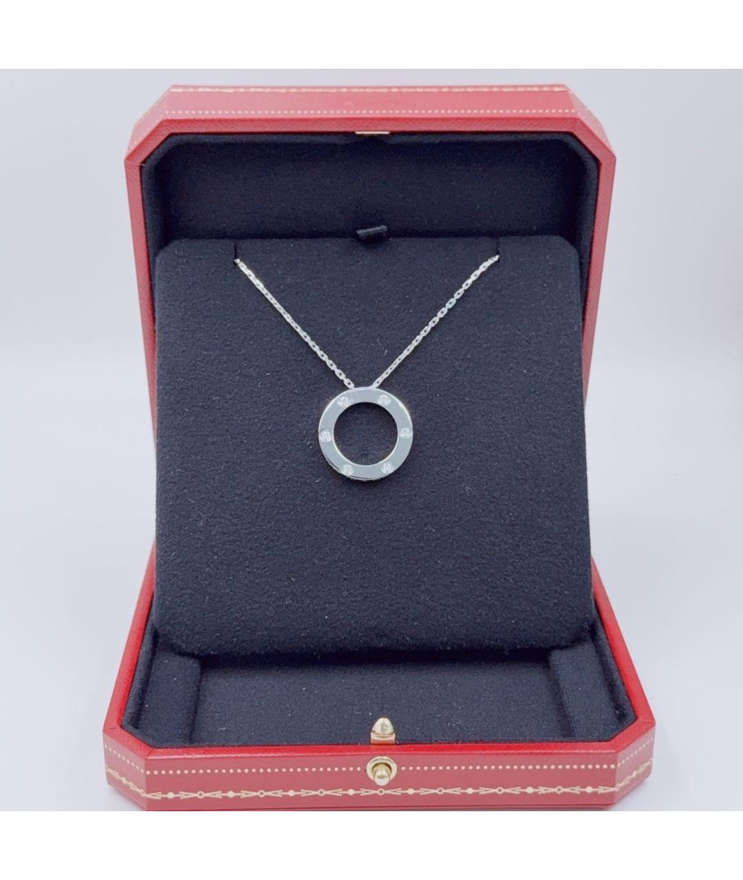 CARTIER Белое колье из белого золота, фото 2