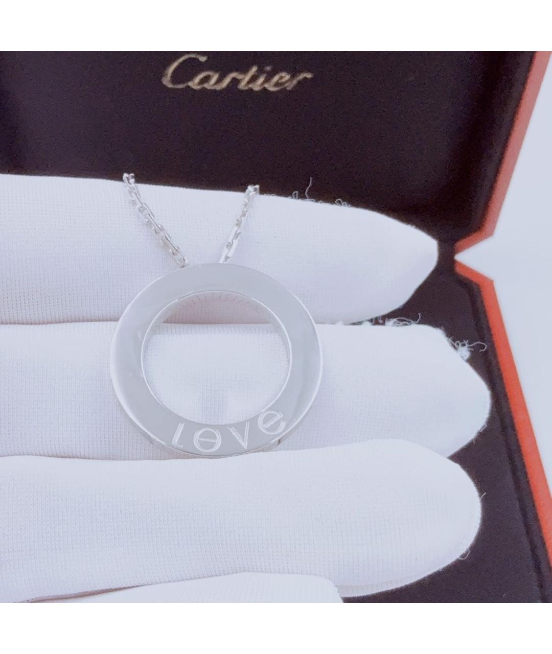 CARTIER Белое колье из белого золота, фото 5