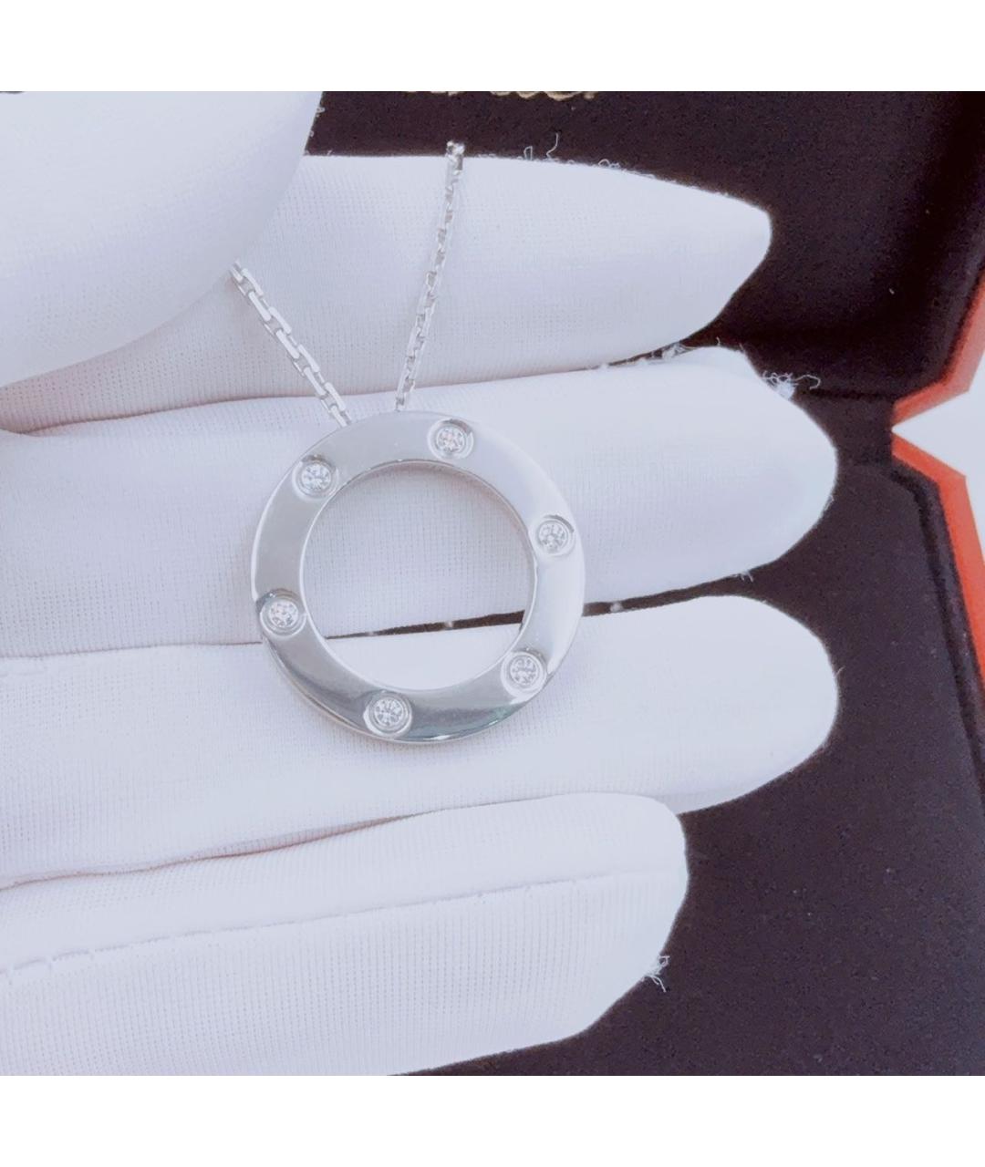 CARTIER Белое колье из белого золота, фото 3