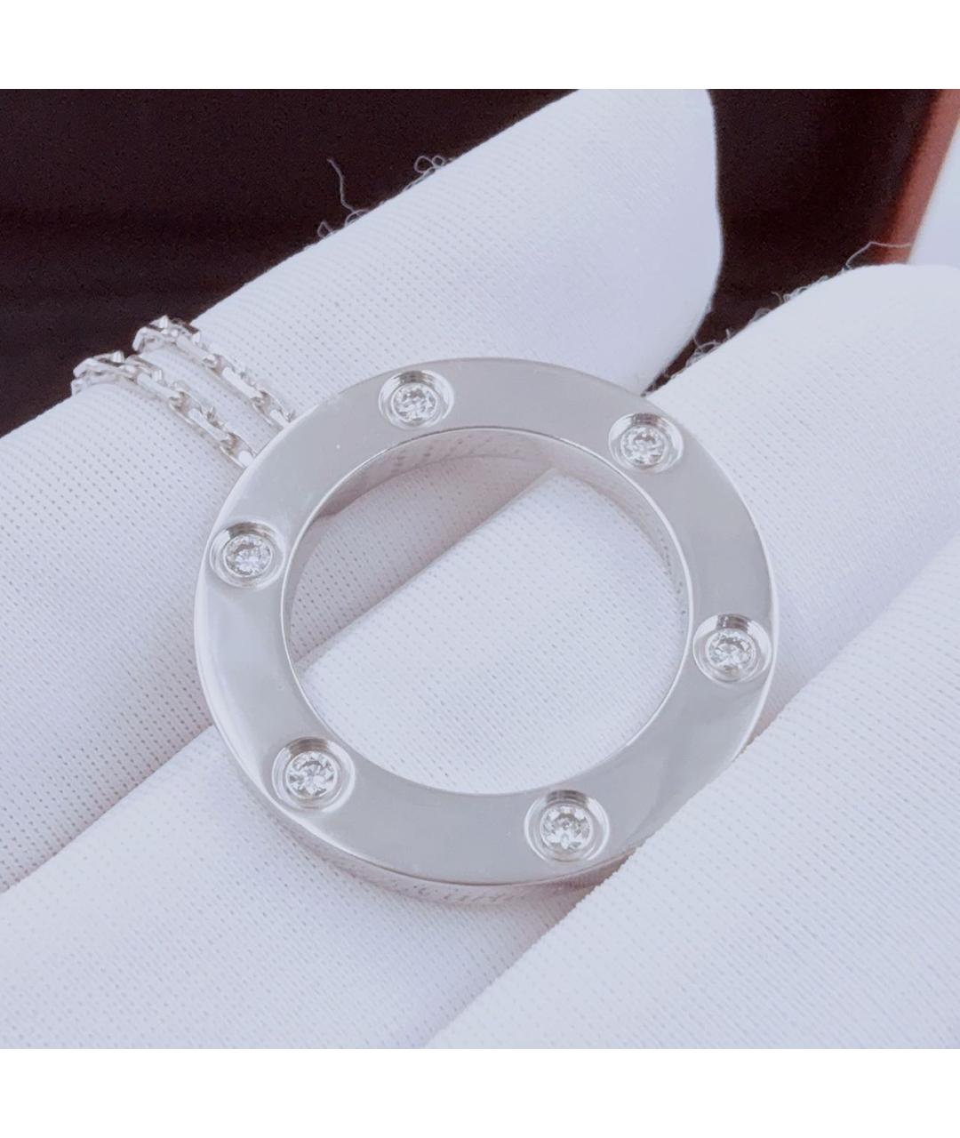 CARTIER Белое колье из белого золота, фото 4