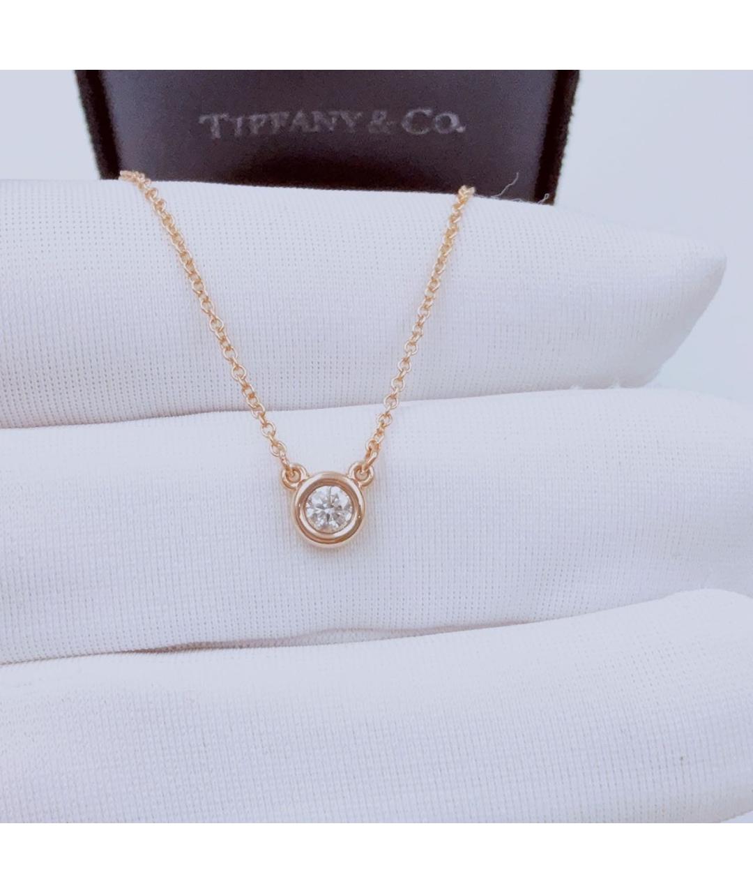 TIFFANY&CO Розовое колье из розового золота, фото 4