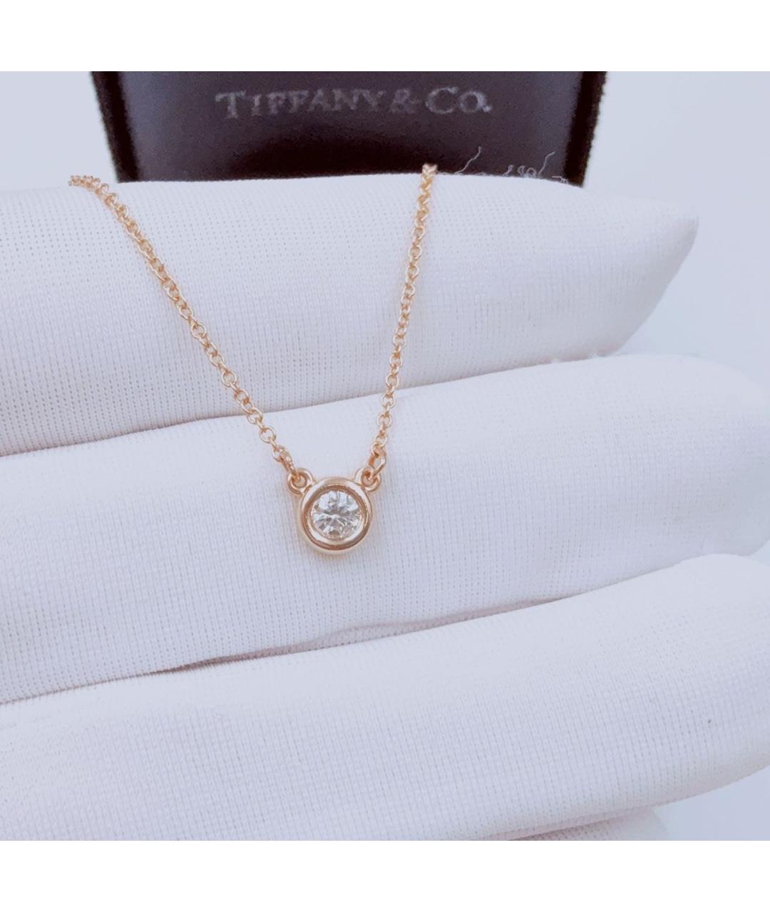 TIFFANY&CO Розовое колье из розового золота, фото 3