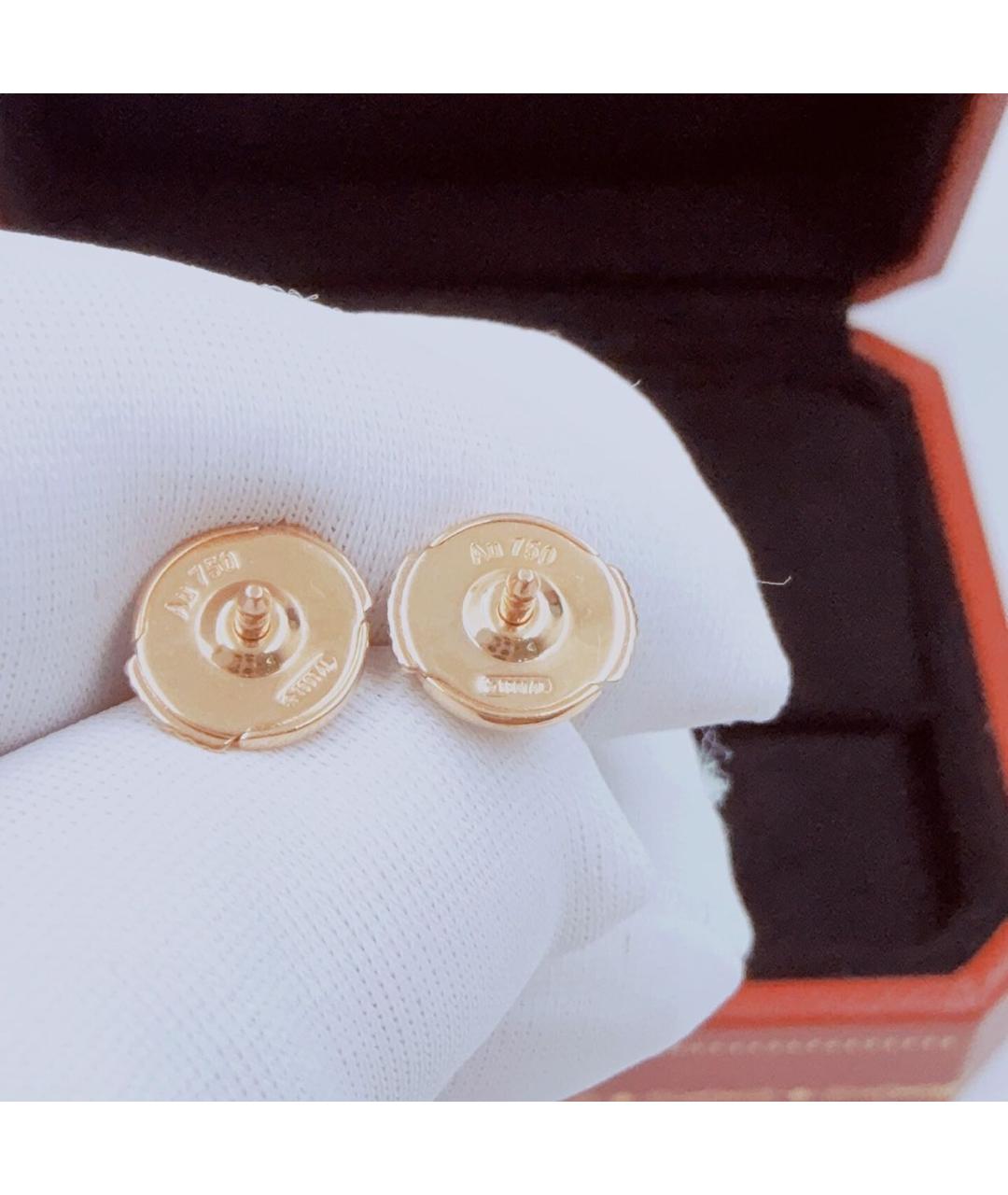 CARTIER Розовые серьги из розового золота, фото 6