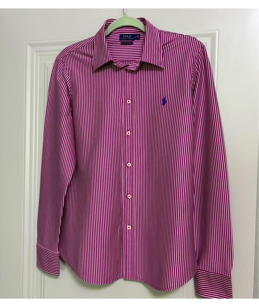 POLO RALPH LAUREN Розовая хлопковая рубашка, фото 8