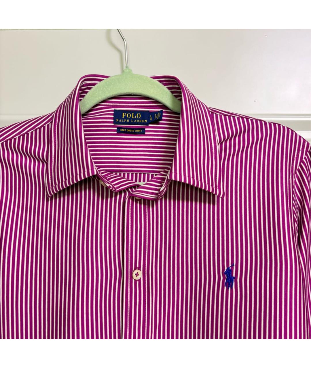 POLO RALPH LAUREN Розовая хлопковая рубашка, фото 3
