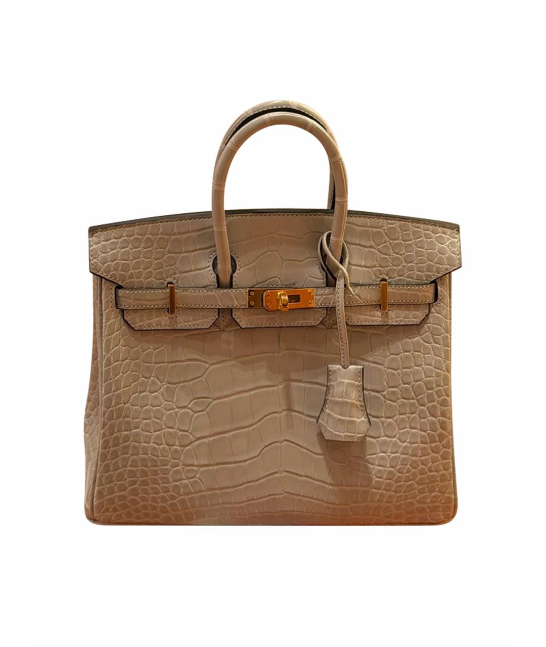 HERMES Сумка с короткими ручками из экзотической кожи, фото 1
