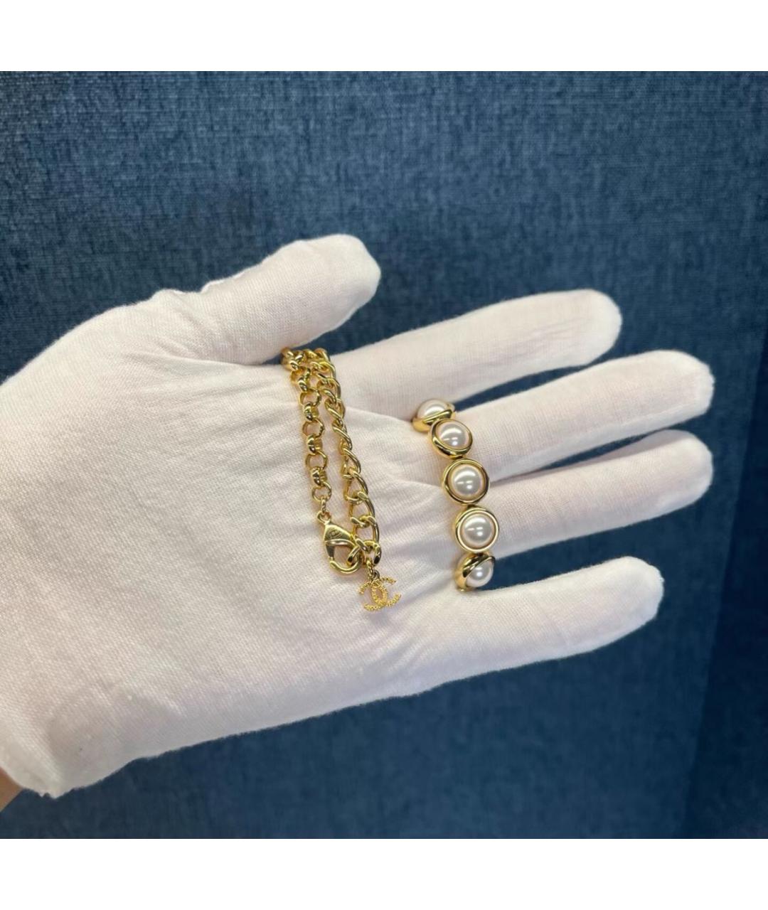 CHANEL Белое колье, фото 4